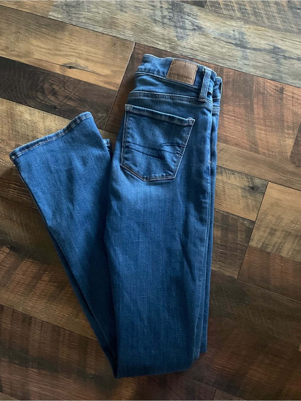 American Eagle Hi Rise Skinny Kick Jeans 0